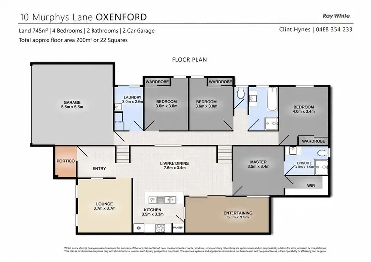 Floorplan of Homely house listing, 10 Murphys Lane, Oxenford QLD 4210