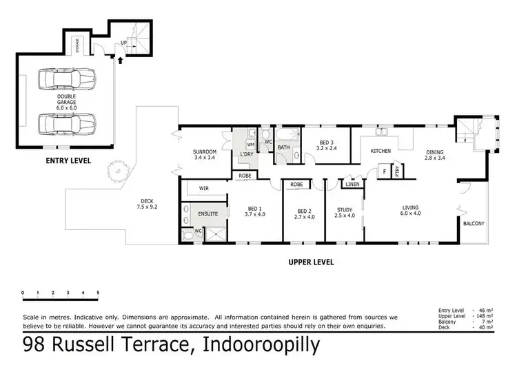 Floorplan of Homely house listing, 98 Russell Terrace, Indooroopilly QLD 4068