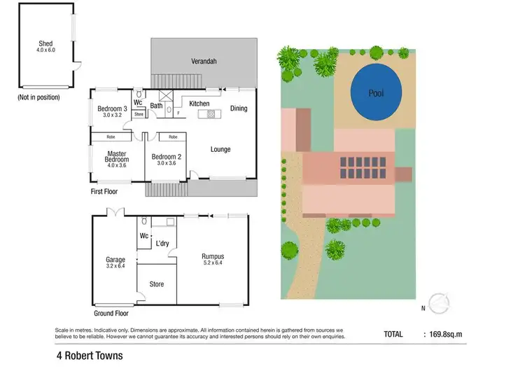 Floorplan of Homely house listing, 4 Robert Towns Crescent, Condon QLD 4815