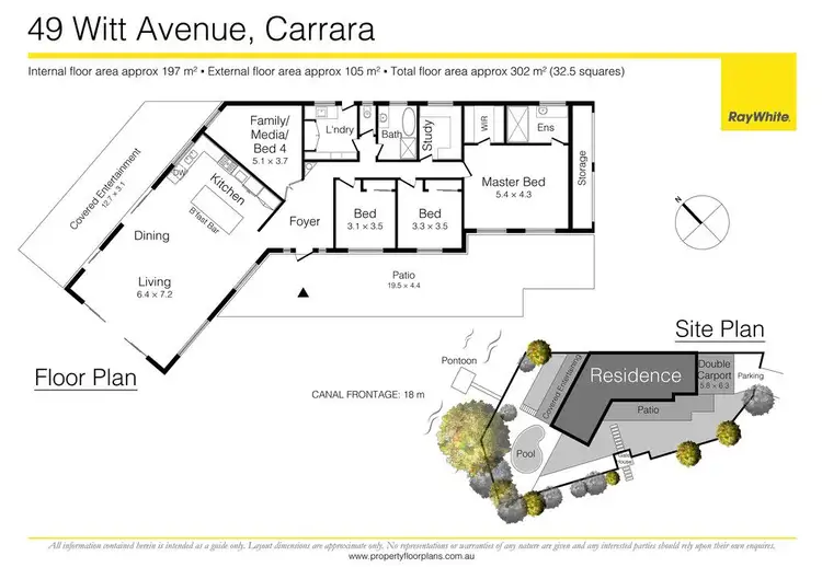 Floorplan of Homely house listing, 49 Witt Avenue, Carrara QLD 4211