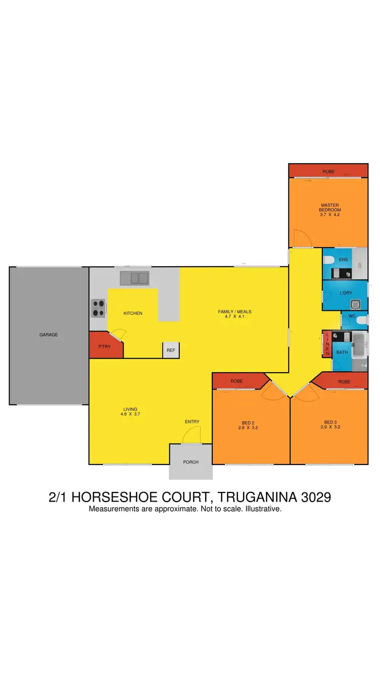Floorplan of Homely house listing, 2/1 Horseshoe Circuit, Truganina VIC 3029