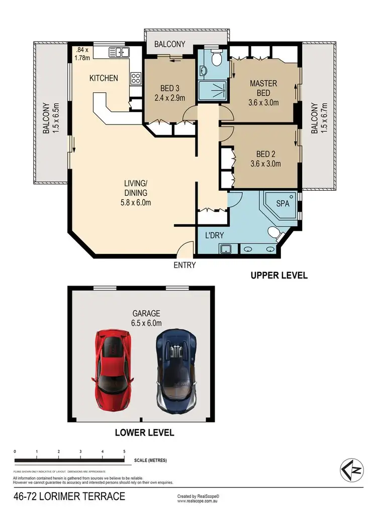 Floorplan of Homely unit listing, 46/72 Lorimer Terrace, Kelvin Grove QLD 4059