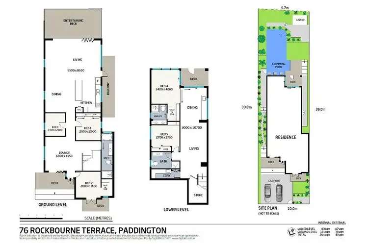 Floorplan of Homely house listing, 76 Rockbourne Terrace, Paddington QLD 4064