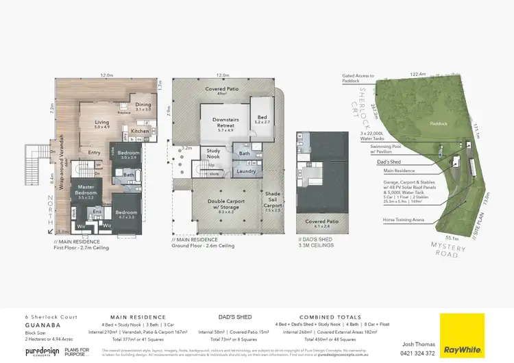 Floorplan of Homely rural property listing, 6 Sherlock Court, Guanaba QLD 4210