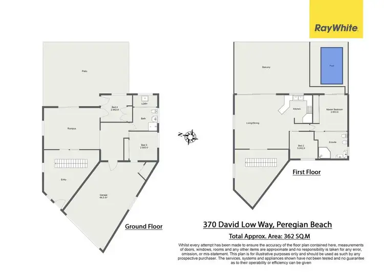 Floorplan of Homely house listing, 370 David Low Way, Peregian Beach QLD 4573