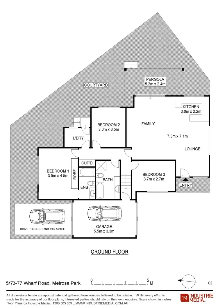 Floorplan of Homely villa listing, 5/73-77 Wharf Road, Melrose Park NSW 2114
