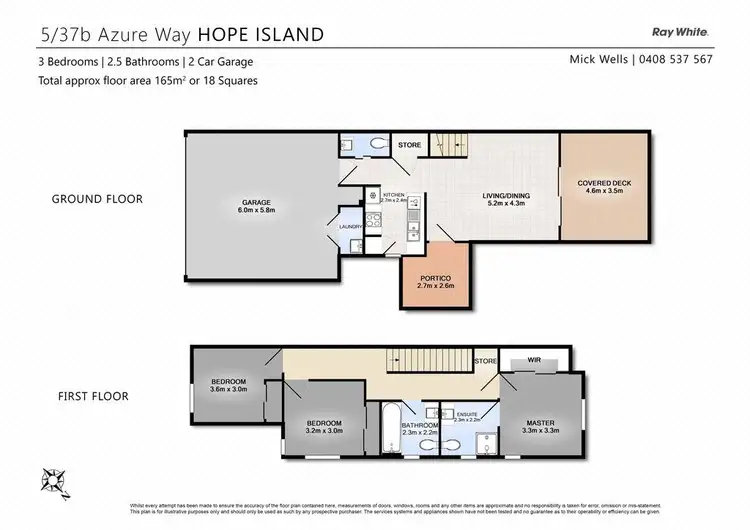 Floorplan of Homely house listing, 5/37 Azure Way, Hope Island QLD 4212
