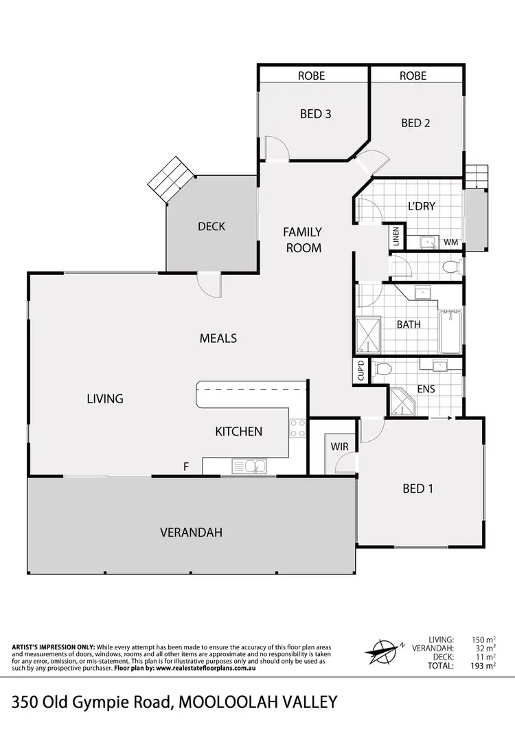 Floorplan of Homely house listing, 350 Old Gympie Road, Mooloolah Valley QLD 4553