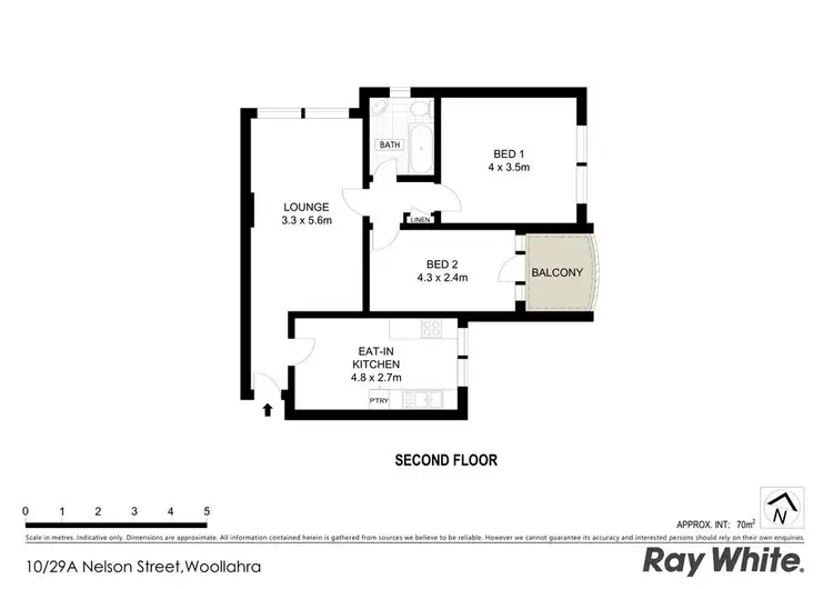 Floorplan of Homely apartment listing, 10/29A Nelson Street, Woollahra NSW 2025