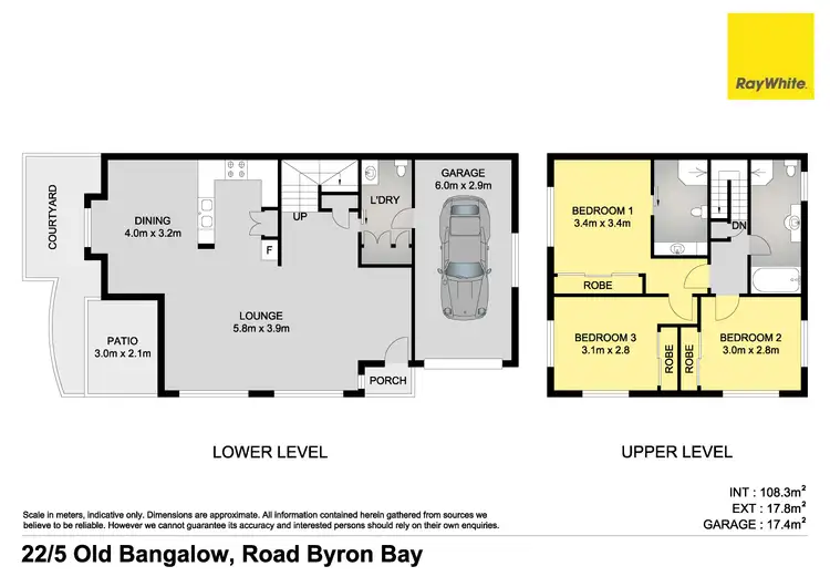 Floorplan of Homely townhouse listing, 22/5-7 Old Bangalow Road, Byron Bay NSW 2481