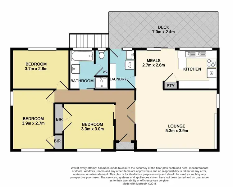 Floorplan of Homely house listing, 6 The Highway, Upwey VIC 3158