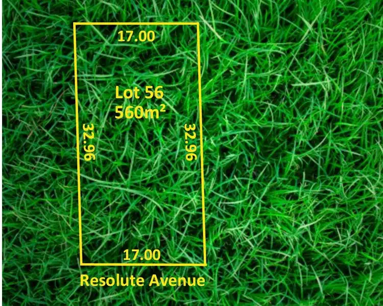 Floorplan of Homely land listing, 21 Resolute Avenue, Normanville SA 5204