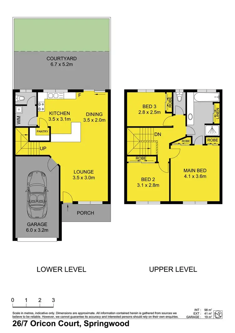 Floorplan of Homely house listing, 26/7 Oricon Court, Springwood QLD 4127