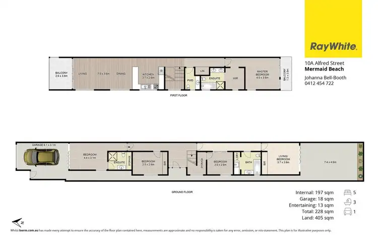 Floorplan of Homely house listing, 10A Alfred Street, Mermaid Beach QLD 4218
