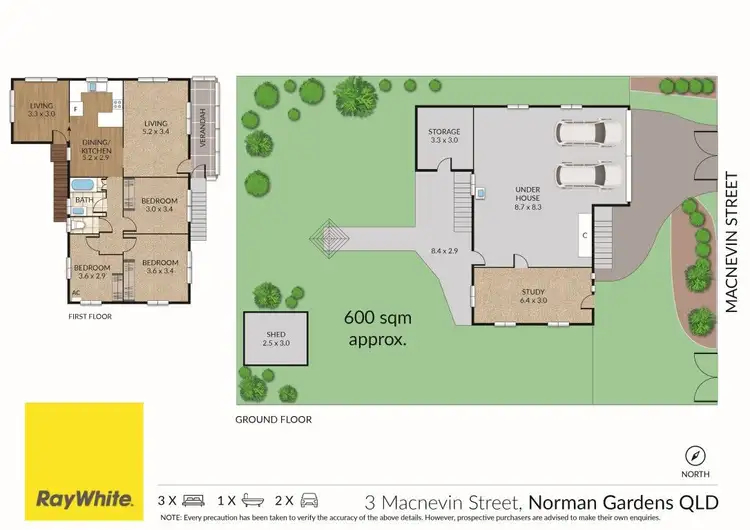 Floorplan of Homely house listing, 3 MacNevin Street, Norman Gardens QLD 4701