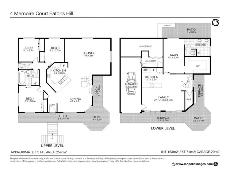 Floorplan of Homely house listing, 4 Memoire Court, Eatons Hill QLD 4037