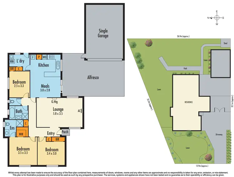 Floorplan of Homely house listing, 3 Basil Close, Hallam VIC 3803