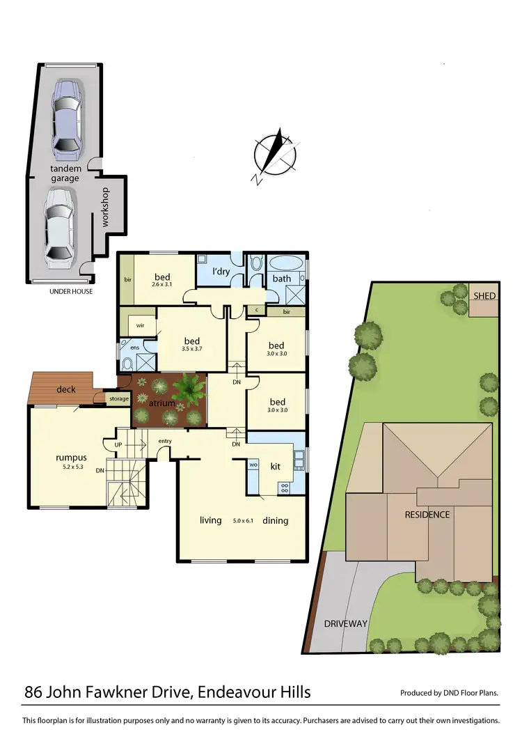 Floorplan of Homely house listing, 86 John Fawkner Drive, Endeavour Hills VIC 3802