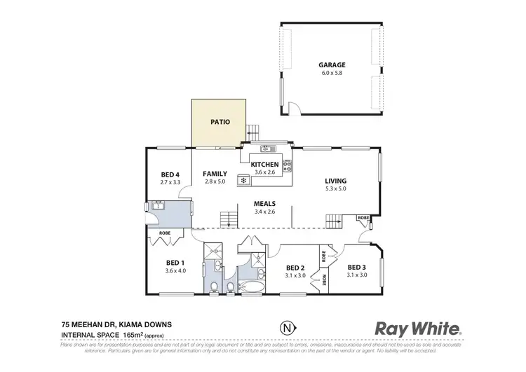 Floorplan of Homely house listing, 75 Meehan Drive, Kiama Downs NSW 2533