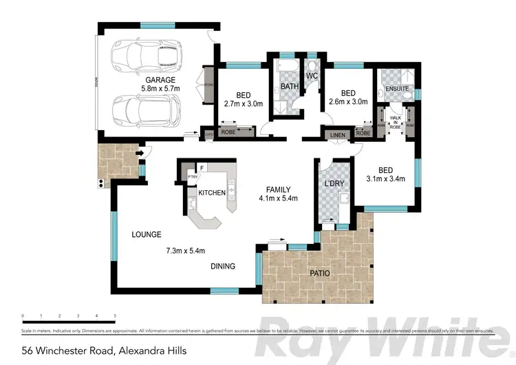Floorplan of Homely house listing, 56 Winchester Road, Alexandra Hills QLD 4161