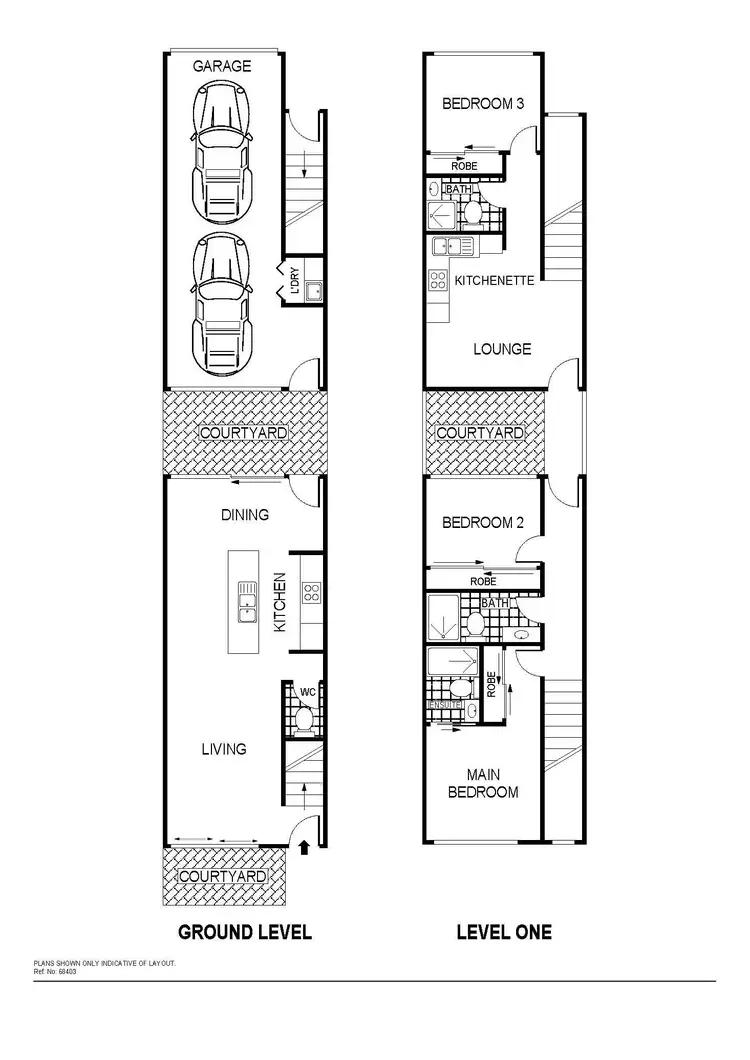 Floorplan of Homely townhouse listing, 6/22 Max Jacobs Avenue, Wright ACT 2611