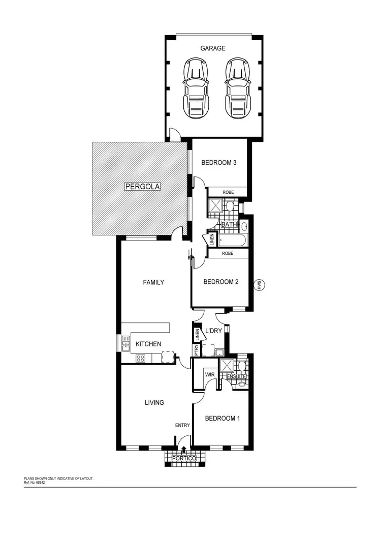 Floorplan of Homely house listing, 22 Donald Horne Circuit, Franklin ACT 2913
