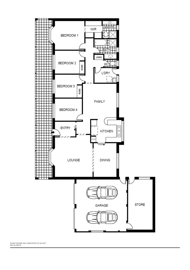 Floorplan of Homely house listing, 57 Bellinger Circuit, Kaleen ACT 2617