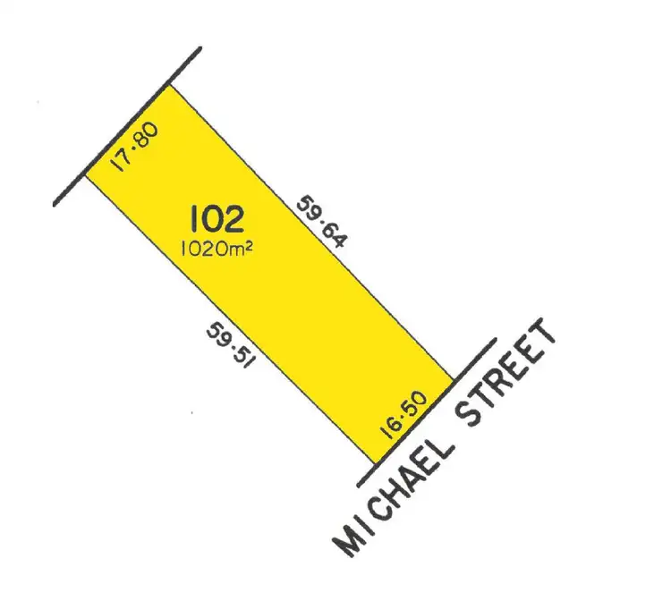 Floorplan of Homely land listing, Lot 103 Michael Street, Yankalilla SA 5203