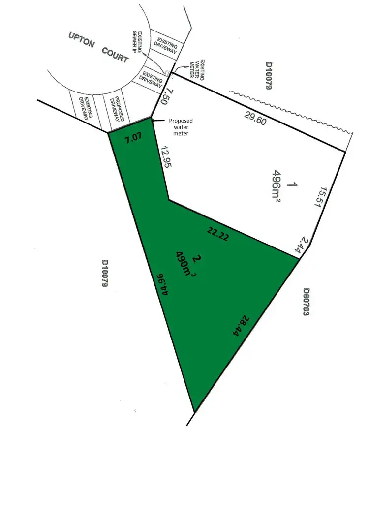 Floorplan of Homely land listing, Lot 2/6 Upton Court, North Haven SA 5018
