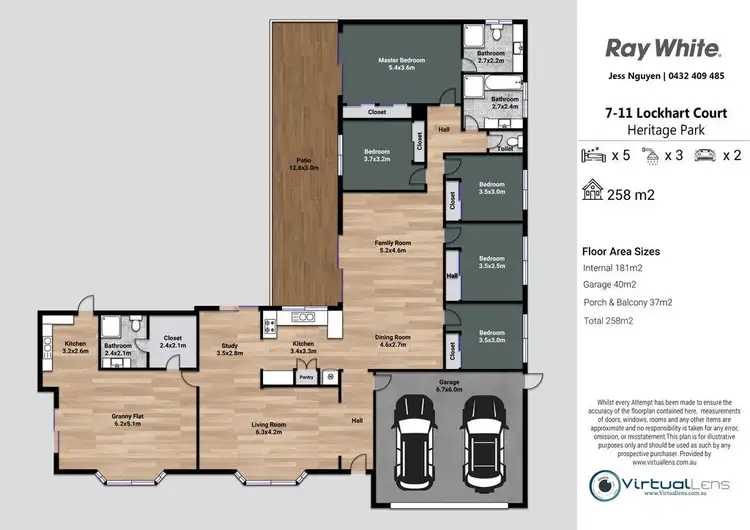 Floorplan of Homely house listing, 7-11 Lockhart Court, Heritage Park QLD 4118