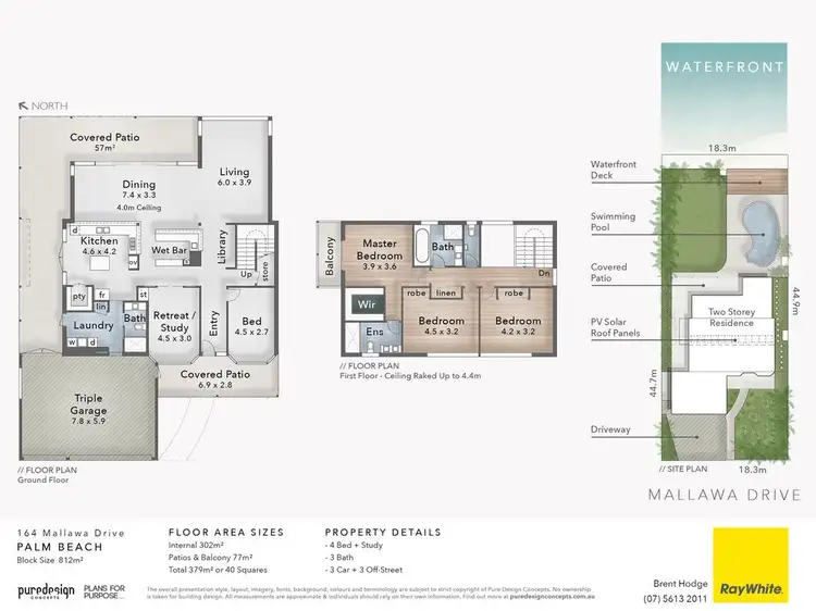 Floorplan of Homely house listing, 164 Mallawa Drive, Palm Beach QLD 4221