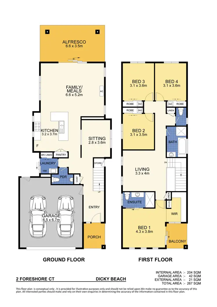 Floorplan of Homely house listing, 2 Foreshore Court, Dicky Beach QLD 4551