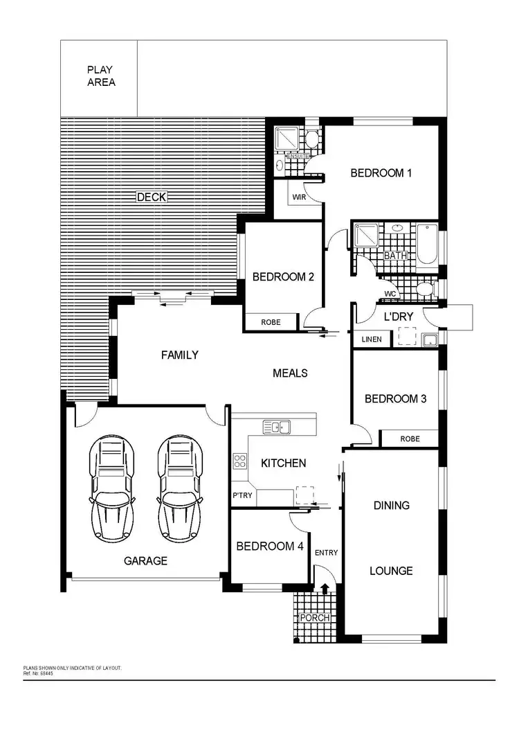 Floorplan of Homely house listing, 1/12 Redwater Place, Amaroo ACT 2914