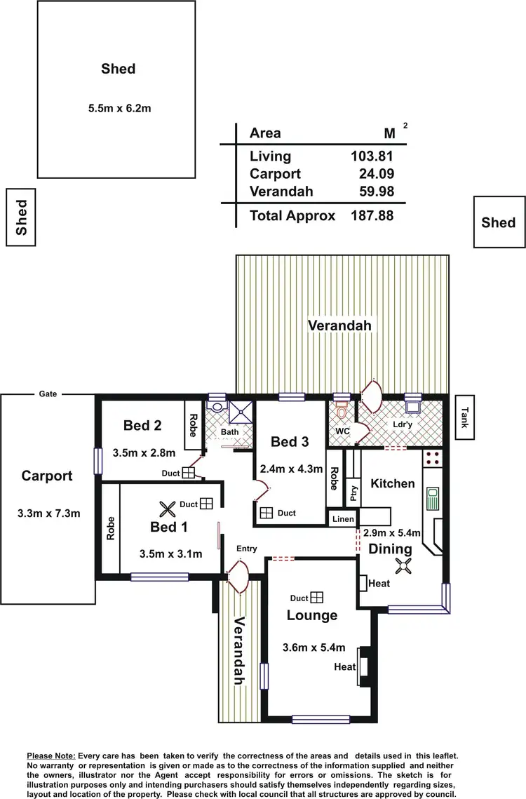 Floorplan of Homely house listing, 16 Wilfred Avenue, Salisbury SA 5108