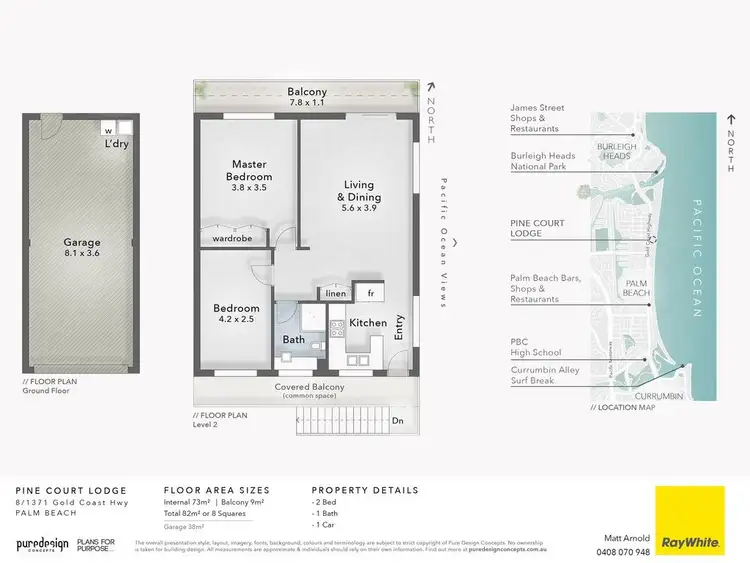 Floorplan of Homely house listing, 8/1371 Gold Coast Highway, Palm Beach QLD 4221