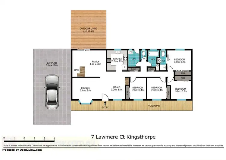 Floorplan of Homely house listing, 7 Lawmere Court, Kingsthorpe QLD 4400