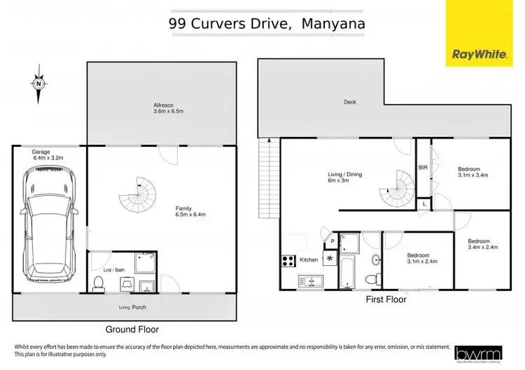 Floorplan of Homely house listing, 99 Curvers Drive, Manyana NSW 2539