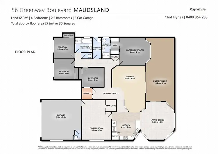 Floorplan of Homely house listing, 56 Greenway Boulevard, Maudsland QLD 4210