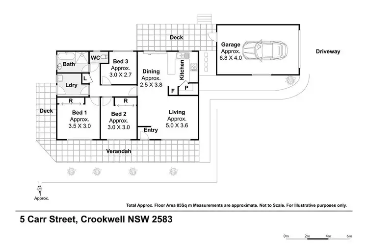Floorplan of Homely house listing, 5 Carr Street, Crookwell NSW 2583