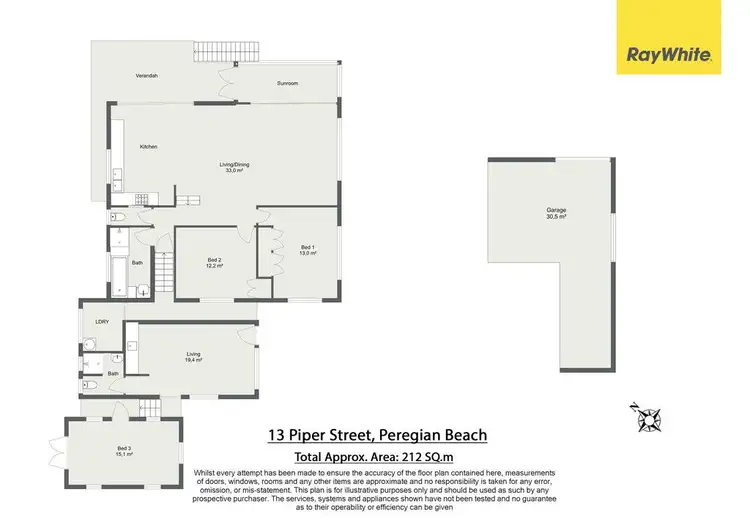 Floorplan of Homely house listing, 13 Piper Street, Peregian Beach QLD 4573