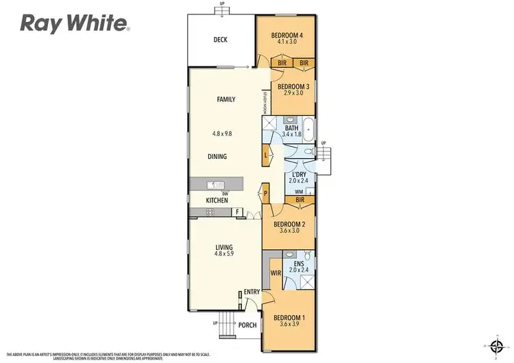 Floorplan of Homely house listing, 5 Churchill Drive, Cowes VIC 3922