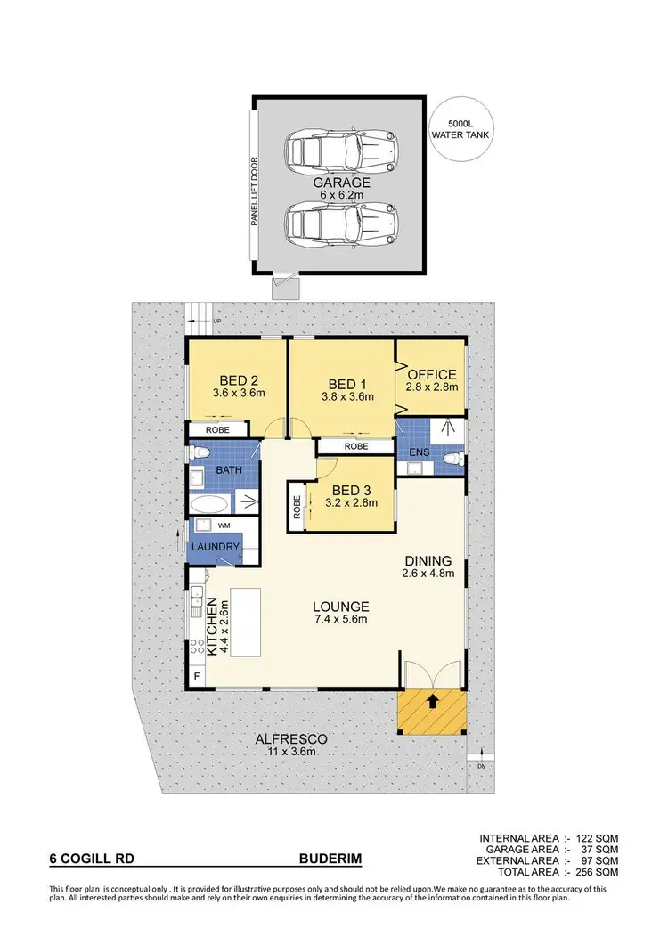 Floorplan of Homely house listing, 6 Cogill Road, Buderim QLD 4556