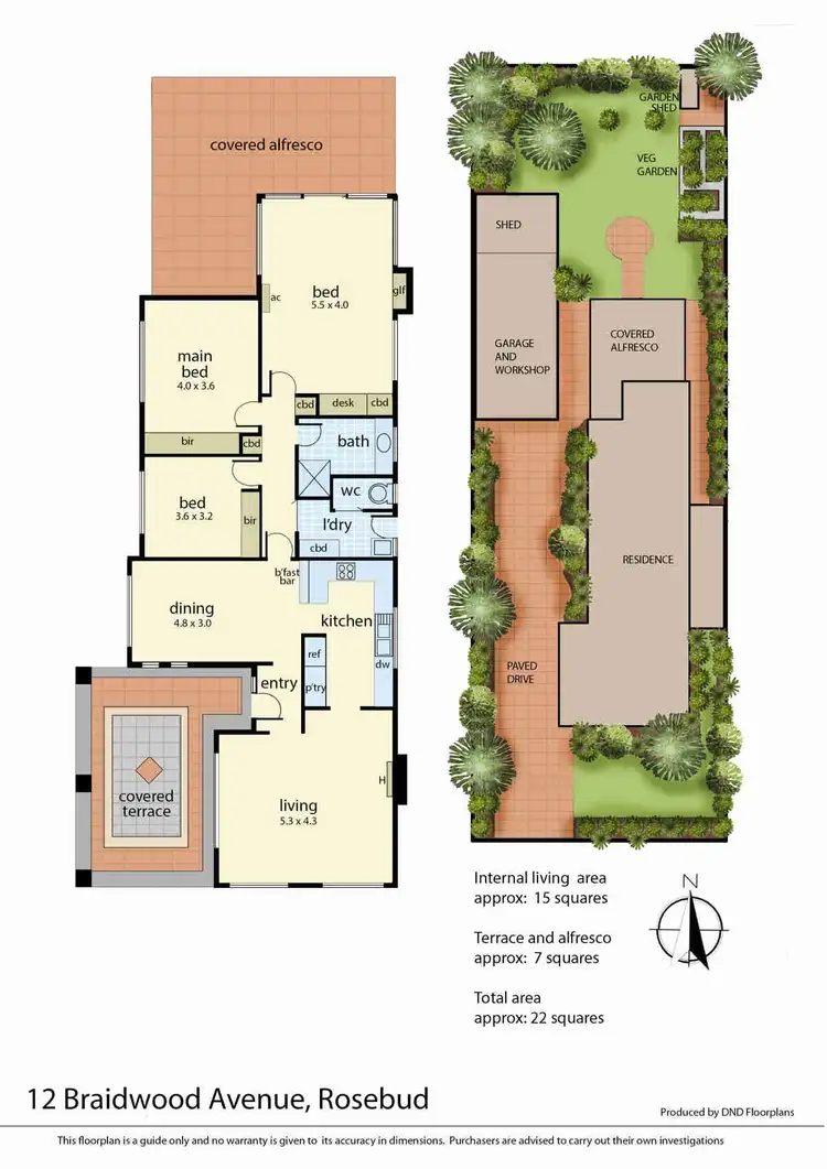 Floorplan of Homely house listing, 12 Braidwood Avenue, Rosebud VIC 3939