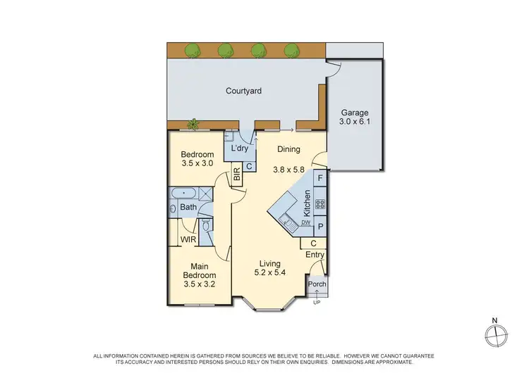 Floorplan of Homely unit listing, 3/77 Rooks Road, Mitcham VIC 3132