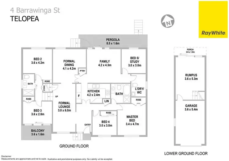 Floorplan of Homely house listing, 4 Barrawinga Street, Telopea NSW 2117