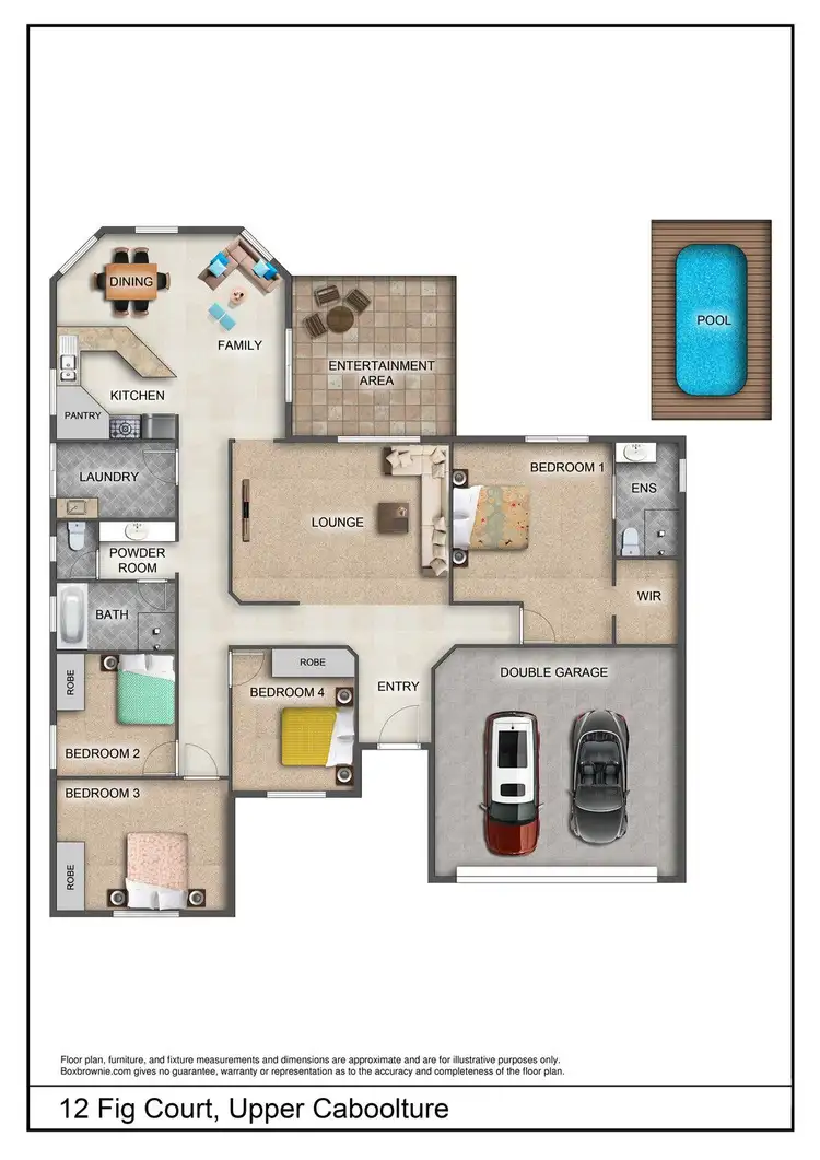 Floorplan of Homely house listing, 12 Fig Court, Upper Caboolture QLD 4510