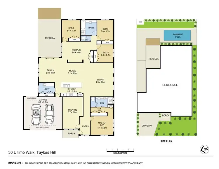 Floorplan of Homely house listing, 30 Ultimo Walk, Taylors Hill VIC 3037