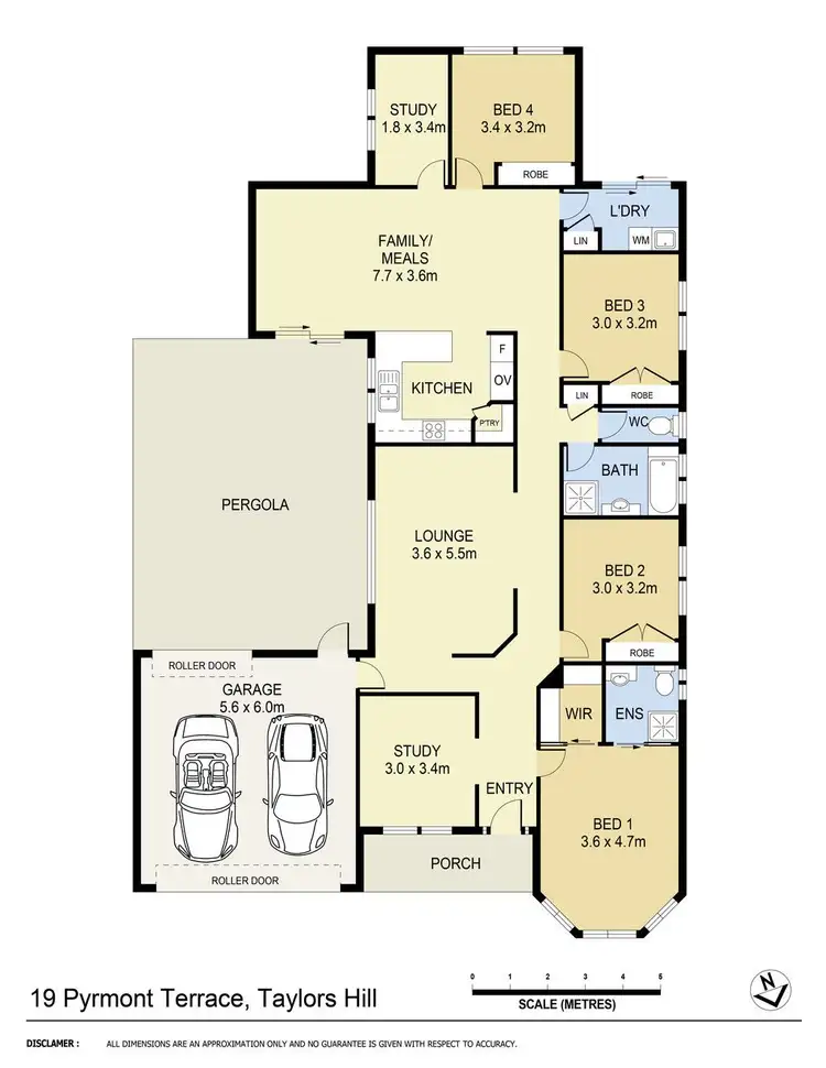 Floorplan of Homely house listing, 19 Pyrmont Terrace, Taylors Hill VIC 3037