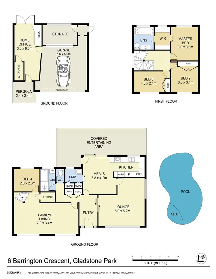 Floorplan of Homely house listing, 6 Barrington Crescent, Gladstone Park VIC 3043