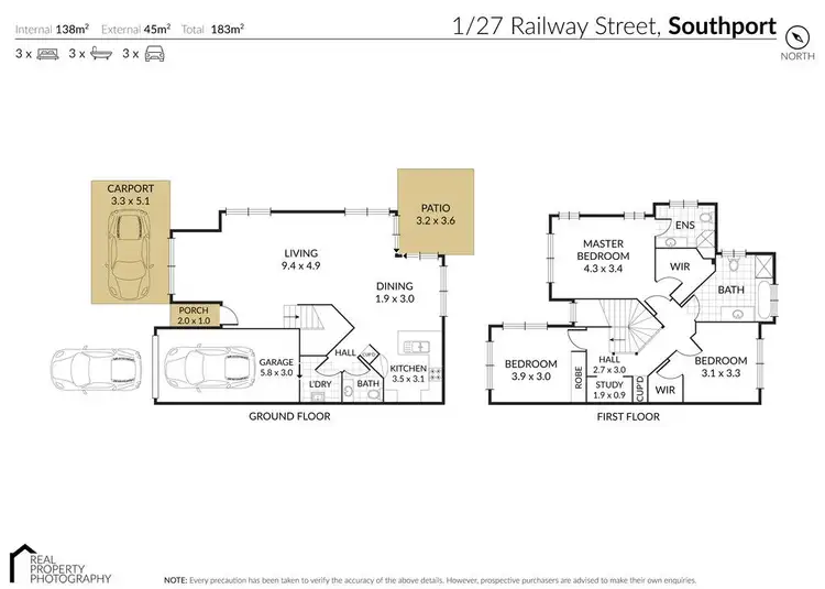 Floorplan of Homely house listing, 1/27 Railway Street, Southport QLD 4215